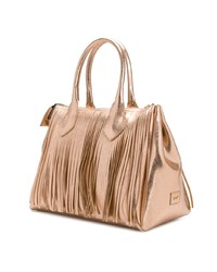 goldene Shopper Tasche aus Leder von Gum