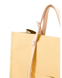 goldene Shopper Tasche aus Leder von Gloria Coelho