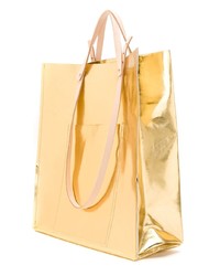 goldene Shopper Tasche aus Leder von Gloria Coelho