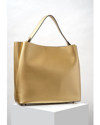 goldene Shopper Tasche aus Leder von Usha