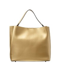 goldene Shopper Tasche aus Leder von Usha