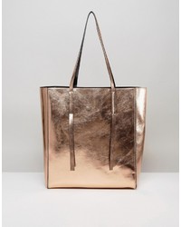 goldene Shopper Tasche von Asos