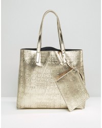 goldene Shopper Tasche von Juicy Couture