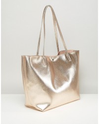 goldene Shopper Tasche von Asos