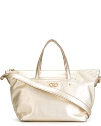 goldene Shopper Tasche von Salvatore Ferragamo