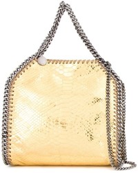 goldene Shopper Tasche von Stella McCartney