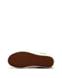 goldene Slip-On Sneakers aus Leder von Vans