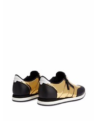 goldene Slip-On Sneakers aus Leder von Giuseppe Zanotti