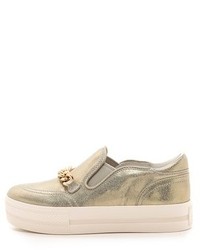 goldene Slip-On Sneakers von Ash