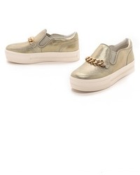 goldene Slip-On Sneakers von Ash