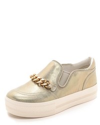 goldene Slip-On Sneakers von Ash