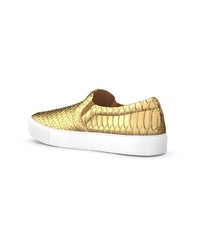 goldene Slip-On Sneakers von Swear