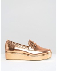 goldene Slipper von Asos