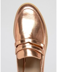 goldene Slipper von Asos