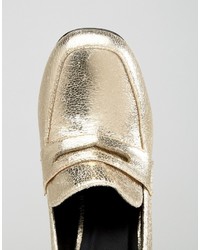 goldene Slipper von Asos