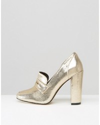 goldene Slipper von Asos