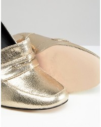 goldene Slipper von Asos