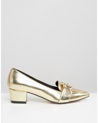 goldene Slipper von Asos