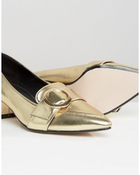 goldene Slipper von Asos