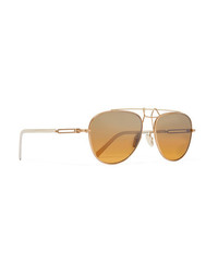 goldene Sonnenbrille von Calvin Klein 205W39nyc