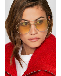 goldene Sonnenbrille von Gucci