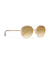 goldene Sonnenbrille von Dolce & Gabbana