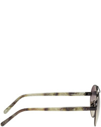 goldene Sonnenbrille von Linda Farrow Luxe