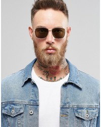 goldene Sonnenbrille von Asos