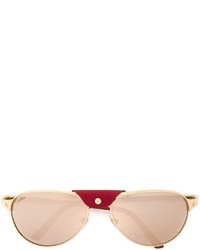 goldene Sonnenbrille von Cartier