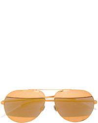 goldene Sonnenbrille von Christian Dior