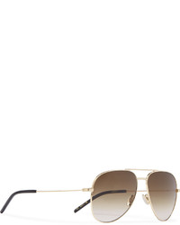 goldene Sonnenbrille von Saint Laurent