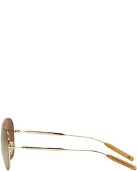 goldene Sonnenbrille von Paul Smith