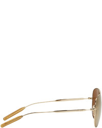 goldene Sonnenbrille von Paul Smith