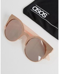 goldene Sonnenbrille von Asos