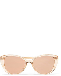 goldene Sonnenbrille von Linda Farrow