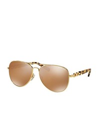 goldene Sonnenbrille von Michael Kors