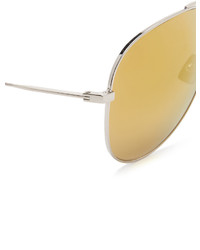 goldene Sonnenbrille von Saint Laurent