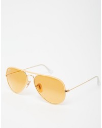 goldene Sonnenbrille von Ray-Ban