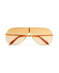 goldene Sonnenbrille von Victoria Beckham