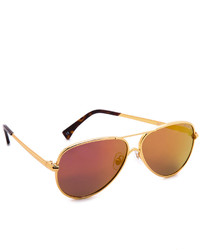 goldene Sonnenbrille von Wildfox Couture