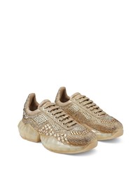 goldene Sportschuhe von Jimmy Choo