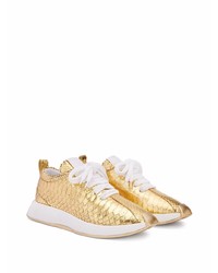 goldene Sportschuhe von Giuseppe Zanotti