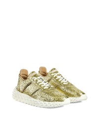 goldene Sportschuhe von Giuseppe Zanotti