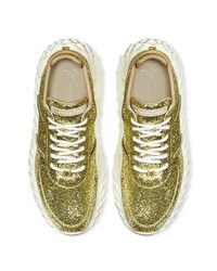 goldene Sportschuhe von Giuseppe Zanotti