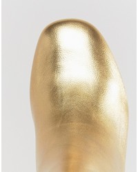 goldene Stiefeletten von Asos