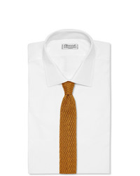 goldene Strick Krawatte von Rubinacci