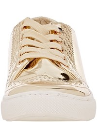 goldene Turnschuhe von Boohoo