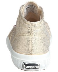 goldene Turnschuhe von Superga