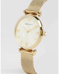 goldene Uhr von Emporio Armani
