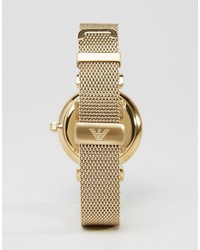 goldene Uhr von Emporio Armani